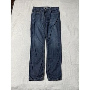 BKE Jake Straight Jeans Mens 34x31 Buckle Blue Denim Medium Wash